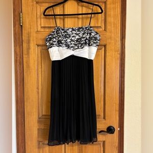Alex Lace and Satin Evening Dress